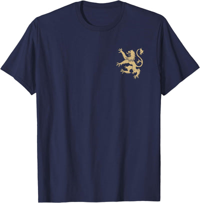 Scotland Lion Rampant Symbol Golden T-Shirt