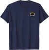 Equal Rights Gay Bear Sânpebe Designs Mens Gay Bear Pride Distressed Men Pocket T-Shirt - Navy Blue