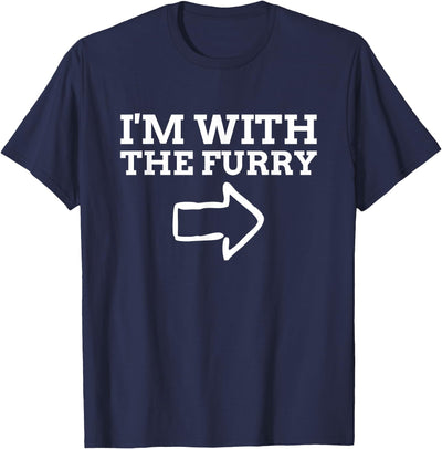 I'm With the Furry Arrow T-Shirt