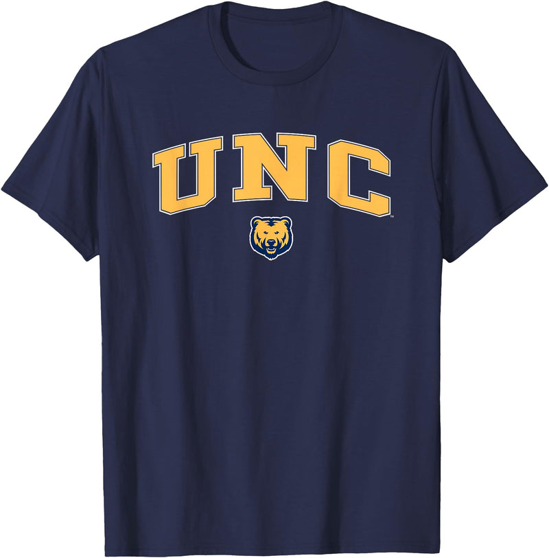 Elite Authentics Northern Colorado Bears Arch Over Navy Officially Licensed T-Shirt - As Pictured