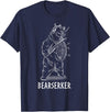 Viking Bear Warrior Lover Shirts Viking Bear Warrior Polar Brown Bear Berserkers T-Shirt T-Shirt - Navy Blue