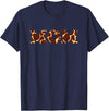Giraffe Mom Apparel Giraffe Print Pattern for Giraffe Mom T-Shirt - Navy Blue