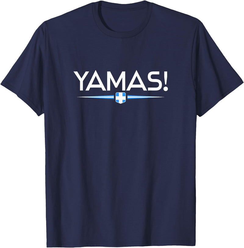 Greek culture designs Yamas - Greece T-Shirt - Navy Blue