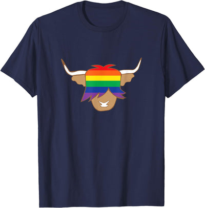 Highland Cow T-Shirt - Premium Scottish Cattle Apparel