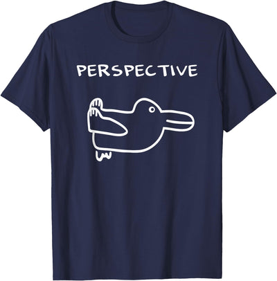 Rabbit-Duck Optical Illusion Perspective T-Shirt