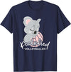 FIDORATIS koalafiziert Koala Bär Shirts Geschenke Koalafied Women's Volleyballer I Volleyball Beach Volleyball T-Shirt - Navy Blue