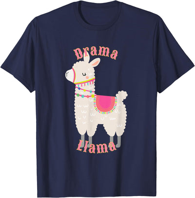 Cute Llama Shirts Drama Llama T-Shirt for Adults and Kids T-Shirt