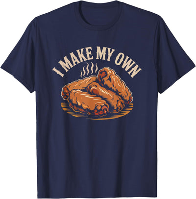 Cow Home Buffalo Wing Cook Badge Art Scratch Maker Sauce T-Shirt