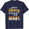 Bear Community - Schwule Bären CSD Dip me in Honey - CSD Gay Bears T-Shirt - Navy Blue