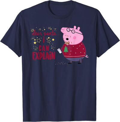 Daddy Pig Dear Santa T-Shirt