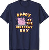 Peppa Pig Daddy of The Birthday Boy Confetti Logo T-Shirt - Navy Blue