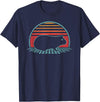 Guinea Pig Graphic Art Designs Guinea Pig Lover Animal Retro Vintage 80s Style T-Shirt - Navy Blue