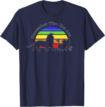 The Lion King Rainbow Remember Who You are T-Shirt