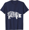 Capitalism Co Capitalist Pig - Fun Novelty Tshirt for Entrepreneurs T-Shirt - Navy Blue