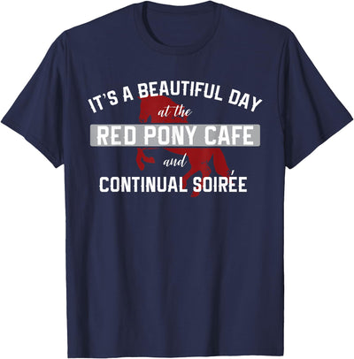 Horse Equestrian Cowgirl Red Pony T-Shirt