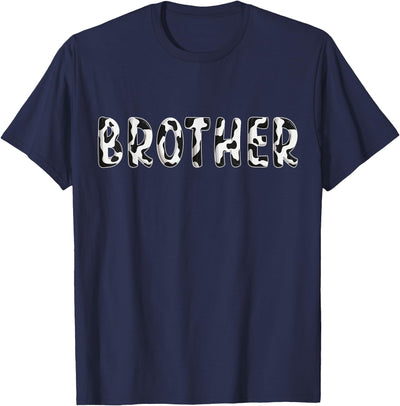 Cow Brother Birthday Family Matching Fathers Day Boy Girl T-Shirt