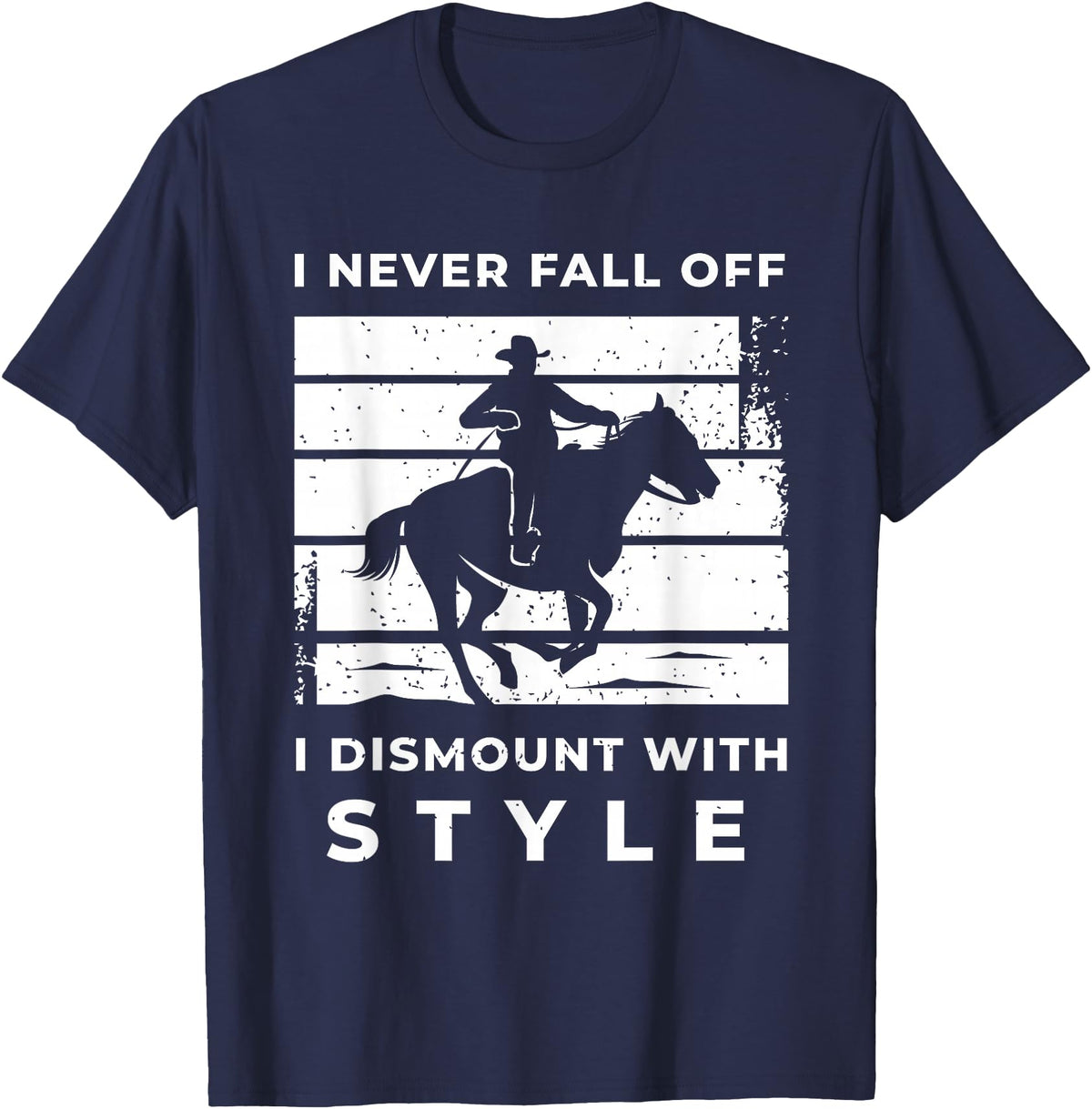 Funny Horse Quote Shirts And Equestrian Gifts Funny Horse Quote Outfit For A Lover Of Horse T-Shirt - Navy Blue
