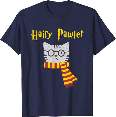 Animal T-shirt Hairy Pawter Cat Lover T-Shirt Gift T-Shirt