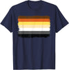 LGBTQ Bear Flag Gay Pride Gift For Men LGBT Papa Mens Gay Pride Month - Gay Flag Bear T-Shirt - Navy Blue