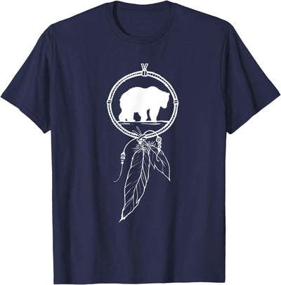 Native American Dreamcatcher Bear Women Men Kids T-Shirt