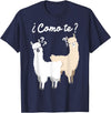 Spanish design | Llama gift | Funny Spanish design Funny Spanish gift, Como Te Llama, Llama design T-Shirt - Navy Blue