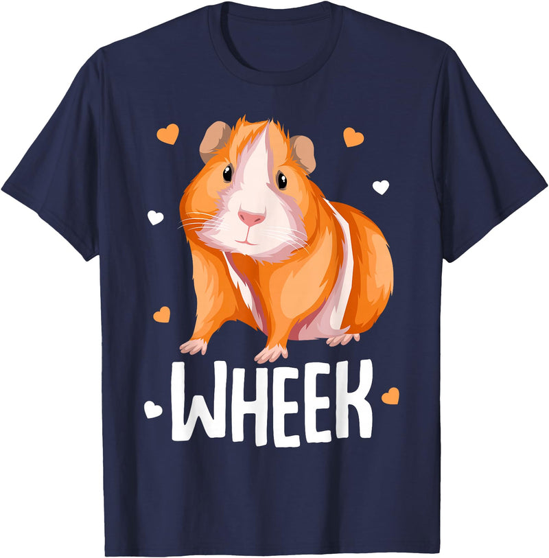 Sweet Baby Guinea Pig Gift For Girls And Women Guinea Pig Wheek Guinea Pig Women Girls T-Shirt - Navy Blue