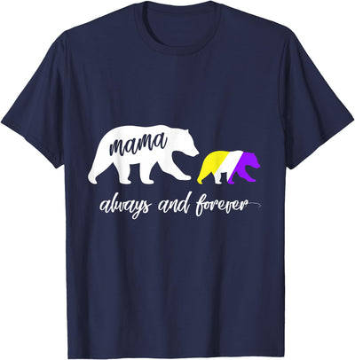 Cute Nonbinary Mama Bear T-Shirt