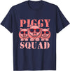 Pigs Lover Pink Animal Piggy Squad Funny Gift Idea for Men T-Shirt - Navy Blue
