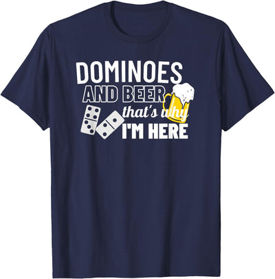 Dominoes Uniform Apparel Dominoes & Beer - Dominoes T-Shirt