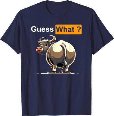 Cow Humor Buffalo Costumes Guess What Buffalo Butt T-Shirt