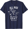 Dominoes Uniform Apparel Dominoes G.O.A.T All Rise Champ - Dominoes T-Shirt - Navy Blue