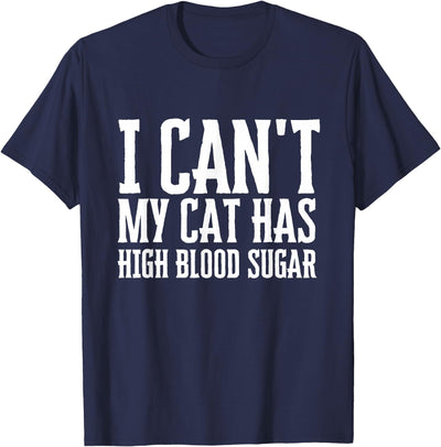 Cat Diabetes Supplement And Cat Nurse Uniform Cat Diabetes Syringe Helicopter Cat Mum Dad Cat Diabetes T-Shirt