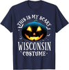 99 Gifts Halloween Matching Group Costume Pajamas Wisconsin Halloween Matching Pajama Costume T-Shirt - Navy Blue