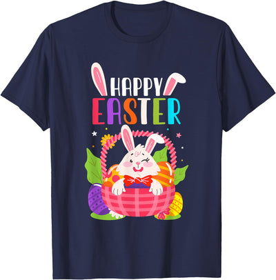 Happy Easter Bunny in Basket T-Shirt