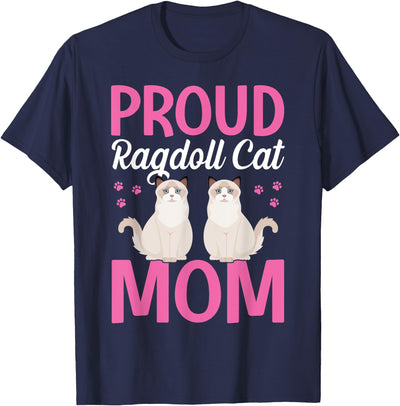 Ragdoll Cat Lover I Ragdoll Cat Owner Proud Ragdoll Cat Mom I Ragdoll Cat T-Shirt for Men Women Kids