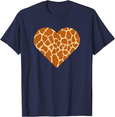 Giraffe Heart Cute Giraffe Lover Love T-Shirt