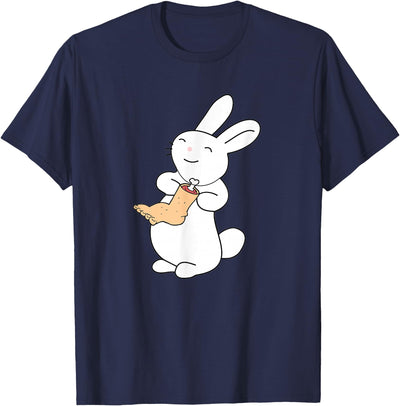 Lucky Bunny Eating a Human Foot T-Shirt