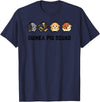 Funny Sarcastic Ironic Quotes & Sayings Cute Cavy Guinea Pig Rodent Team Squad T-Shirt - Navy Blue