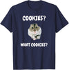 What Cookies Dwarf Hamster Funny Meme T-Shirt - Navy Blue