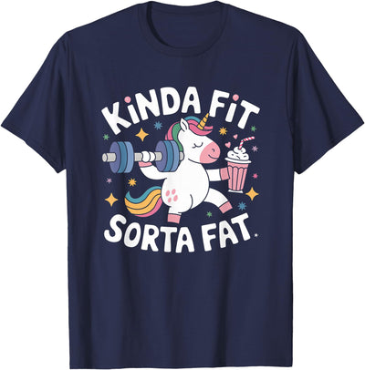 Kinda Fit Sorta Fat Funny Gym Body Cute Bear Retro T-Shirt