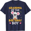 Favorite Grandma Designs For Women Grandma Of The Birthday Boy Koala Bear For Girls T-Shirt - Navy Blue