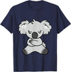 Funny and Sassy Koala Tees Angry Koala Bear T-Shirt - Gift for Koala lovers T-Shirt - Navy Blue