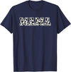 Mama Cow Farm Mom Mama Cow Family Barnyard Mom Mama Cow Mom Farm Animal Mama Kids Mother's Day Family T-Shirt - Navy Blue