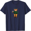 St Patricks Day Bear t -shir t St Patricks Day Bear T-Shirt - Navy Blue