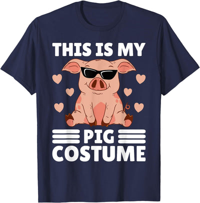 This is My Pig Costume Women Pig Stuff Funny Farmer Girl T-Shirt
