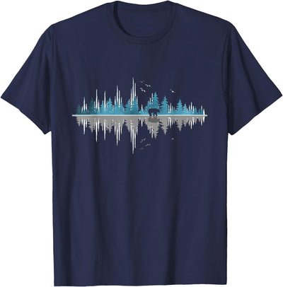 Trees Reflection Wildlife Nature Animal Bear Outdoor Forest T-Shirt