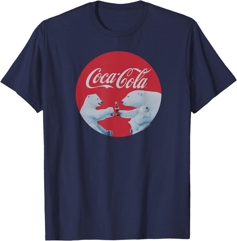 Coca-Cola Company Coca-Cola - Polar Bears T-Shirt - Navy Blue