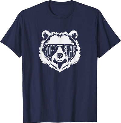 Poppy Bear Face with Sunglasses T-Shirt