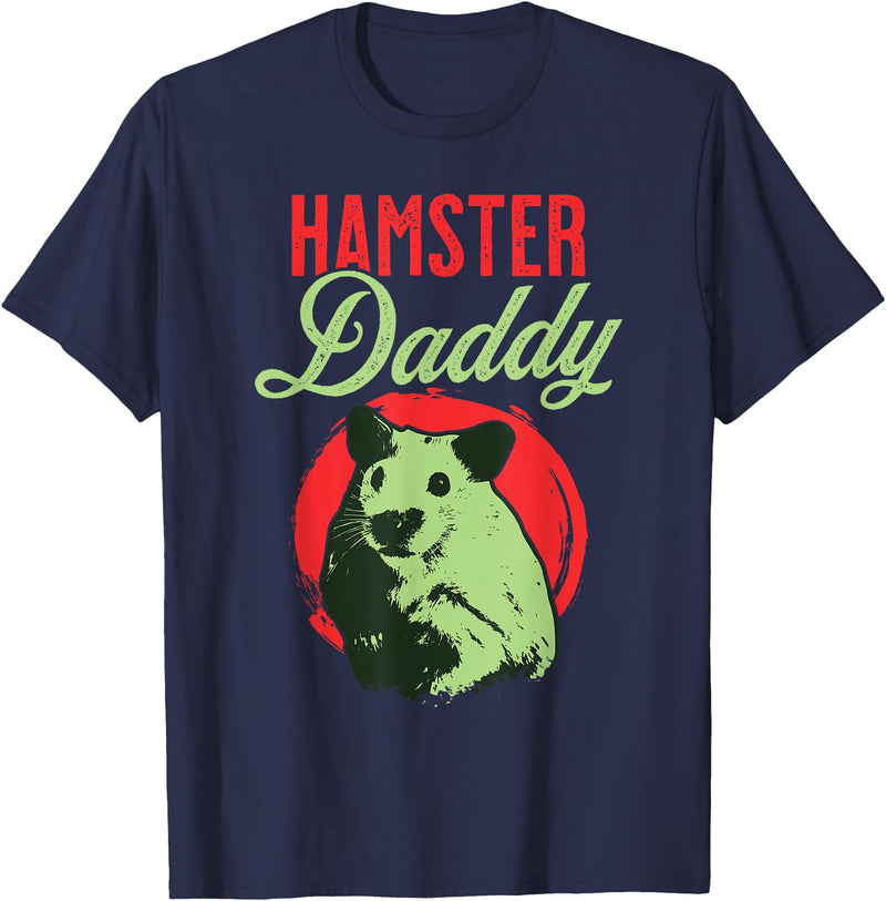 Hamster Daddy Father - Dad Hamster T-Shirt - Navy Blue