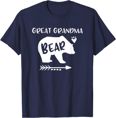 Great Grandma Bear Heart & Arrow Gifts T-Shirt